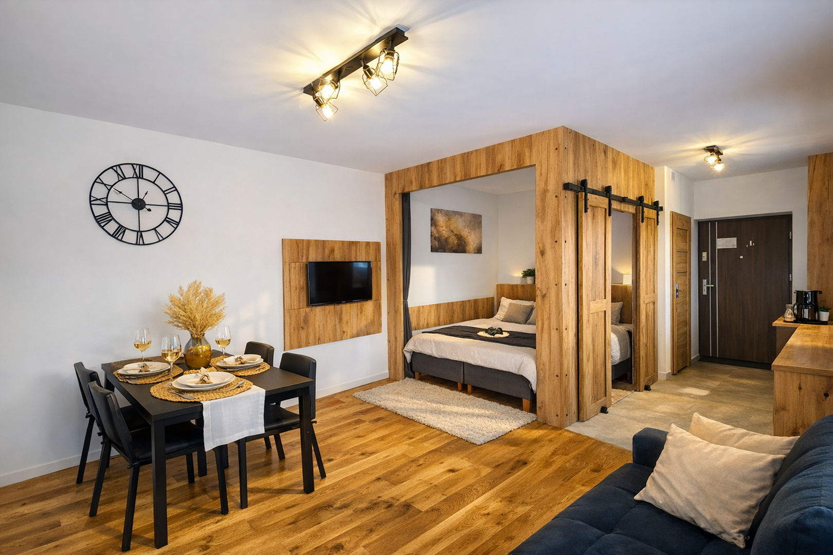 Apartament z zabudową części sypialnej duży balkon na 1 piętrze piękny widok na g&oacute;ry