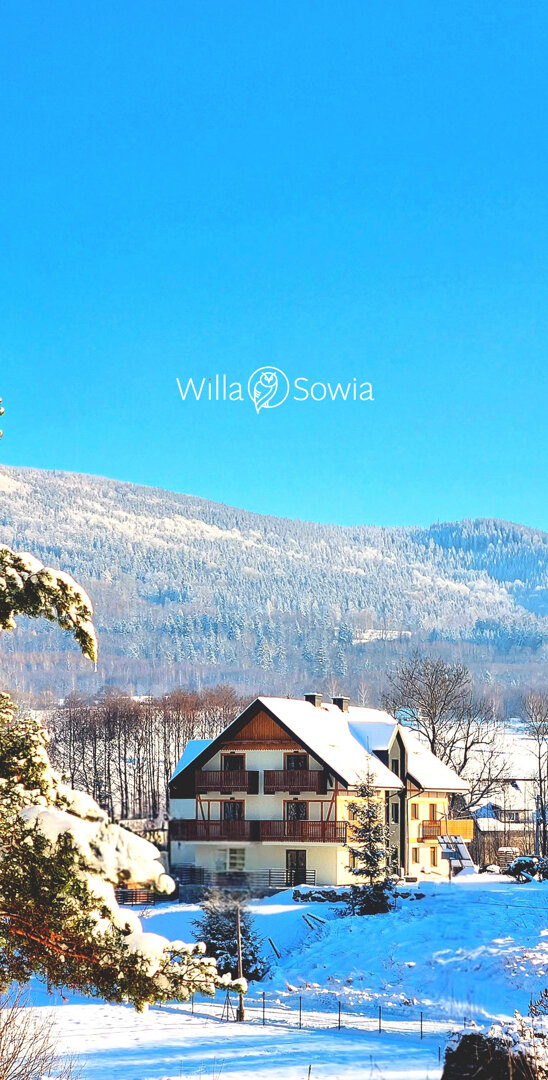 Apartament z prywatnym ogrodzonym tarasem i widokiem na g&oacute;ry